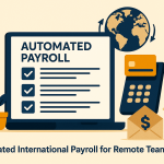 Automated international payroll process for remote teams using digital tools and global platforms in 2025