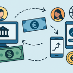 Illustration showing how to avoid double currency conversion in international payments using modern financial tools
