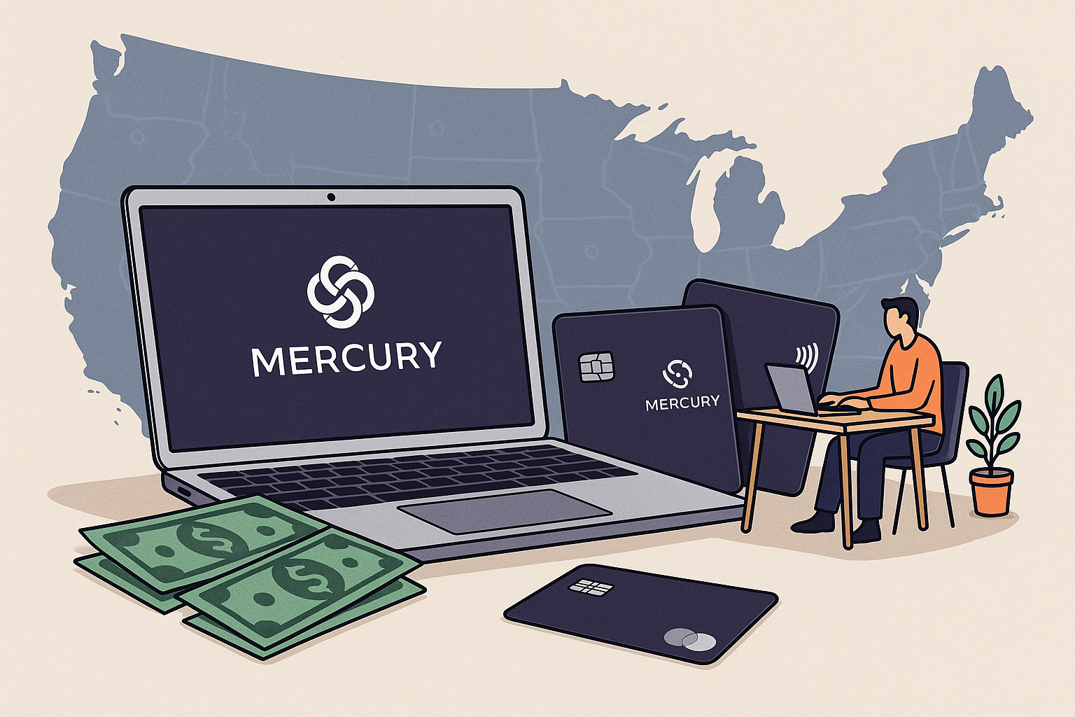 Mercury banking solution for remote founders and US LLCs in 2025 with no monthly fees