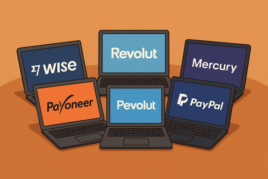 Top 5 global payment platforms for freelancers in 2025 – Wise, Payoneer, Revolut, PayPal, Mercury