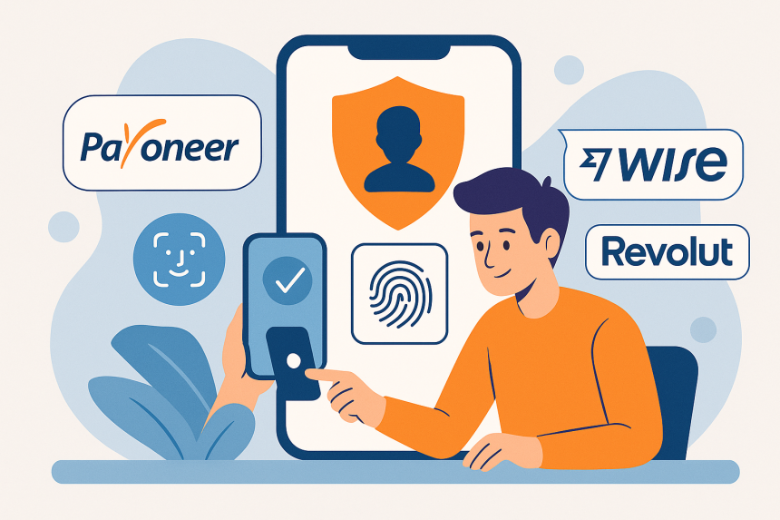 Freelancer using biometric authentication in a mobile payment app for secure access Запитати в ChatGPT