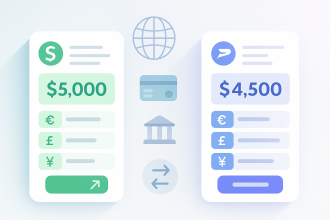 Comparison of Payoneer vs Wise online payment platforms for freelancers in 2025