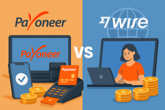 comparison of Payoneer and Wise platforms for freelancers in 2025