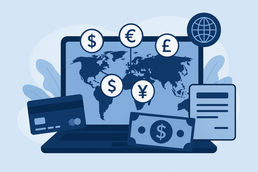 freelancer managing global payments using multi-currency accounts in 2025