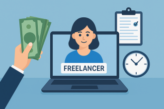 freelancer using modern online payment tools for global transactions in 2025