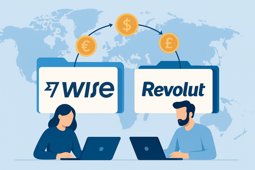 comparison of Wise and Revolut for international freelancers managing global payments in 2025