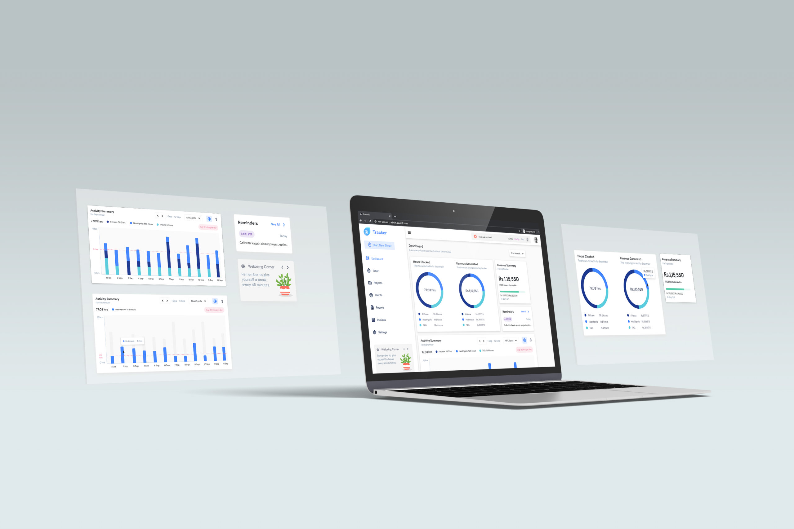freelancer checking online earnings and payment methods on laptop workspace